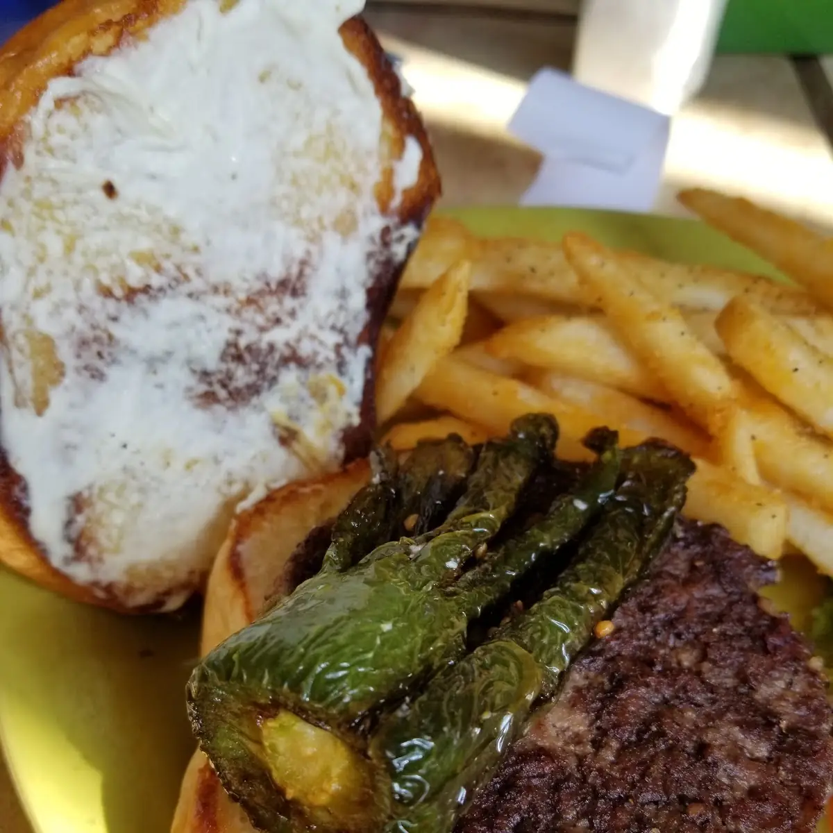 Jalepeño Cream Cheese Burger