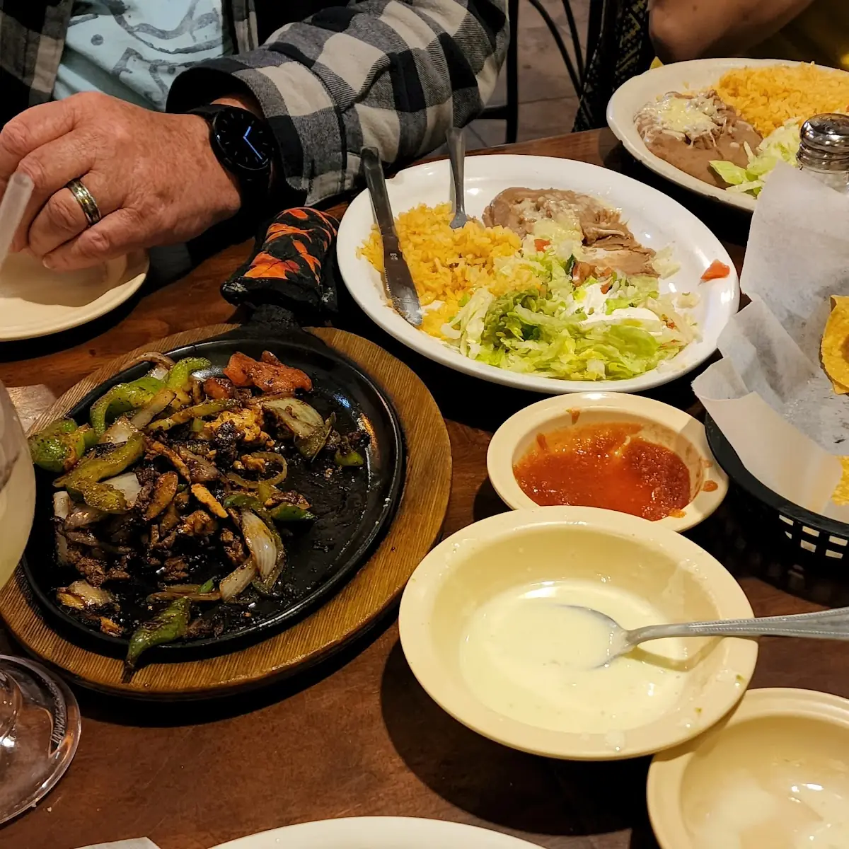 Chicken and Steak Fajitas