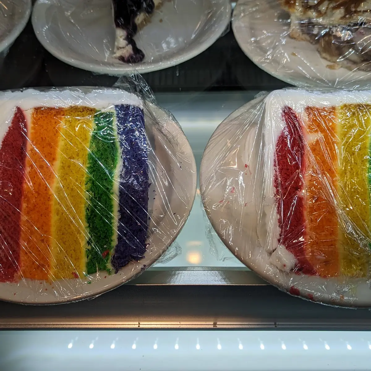 Rainbow Cake Slice