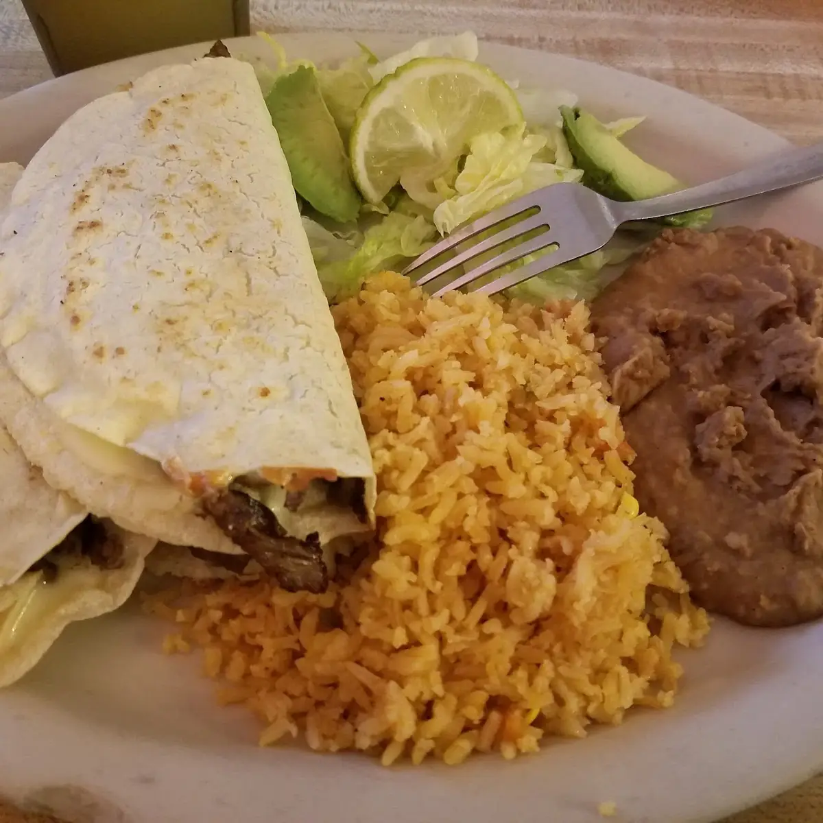 Quesadilla Plate
