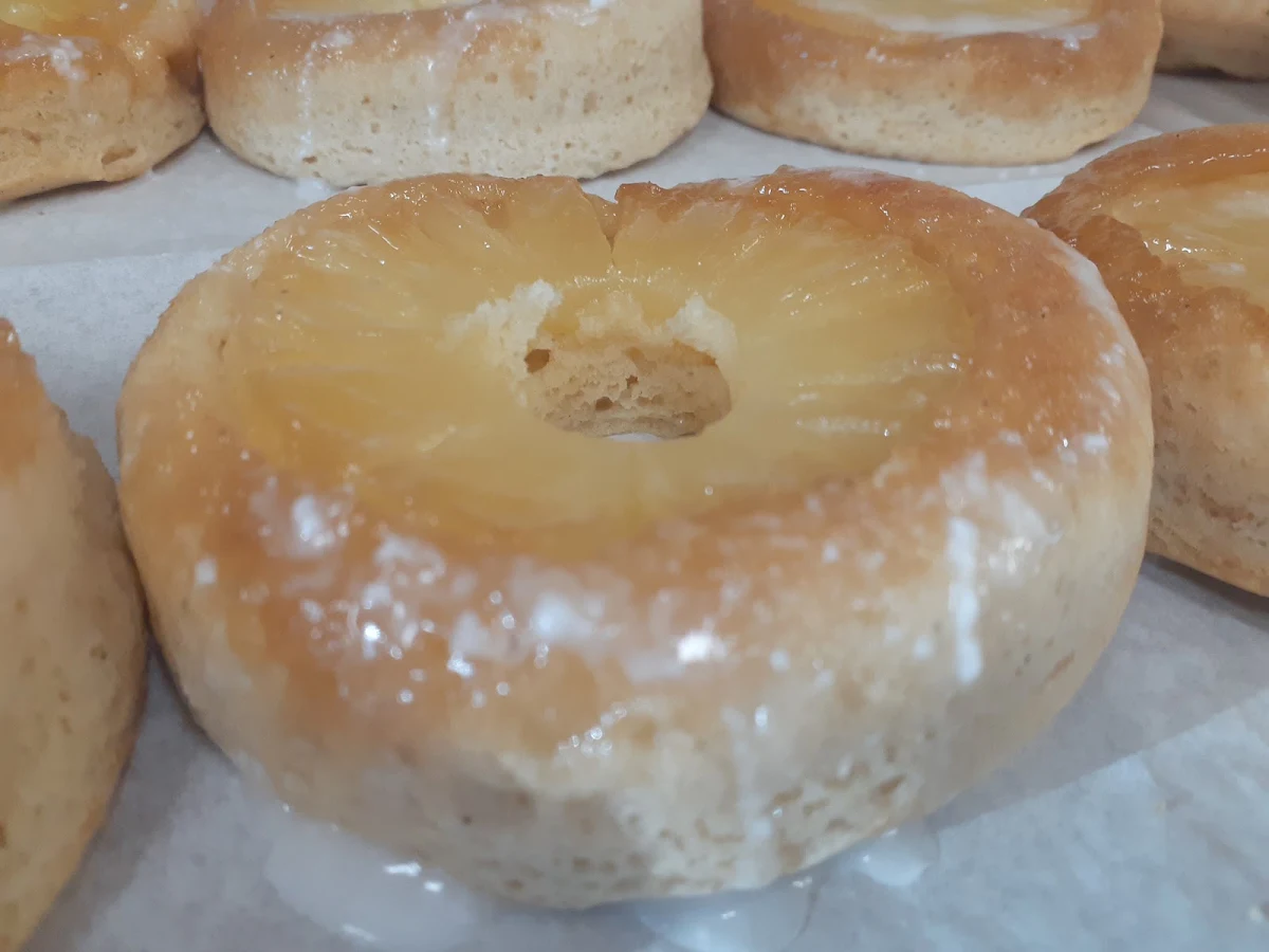 Pine Apple Upside Down Cake Donut