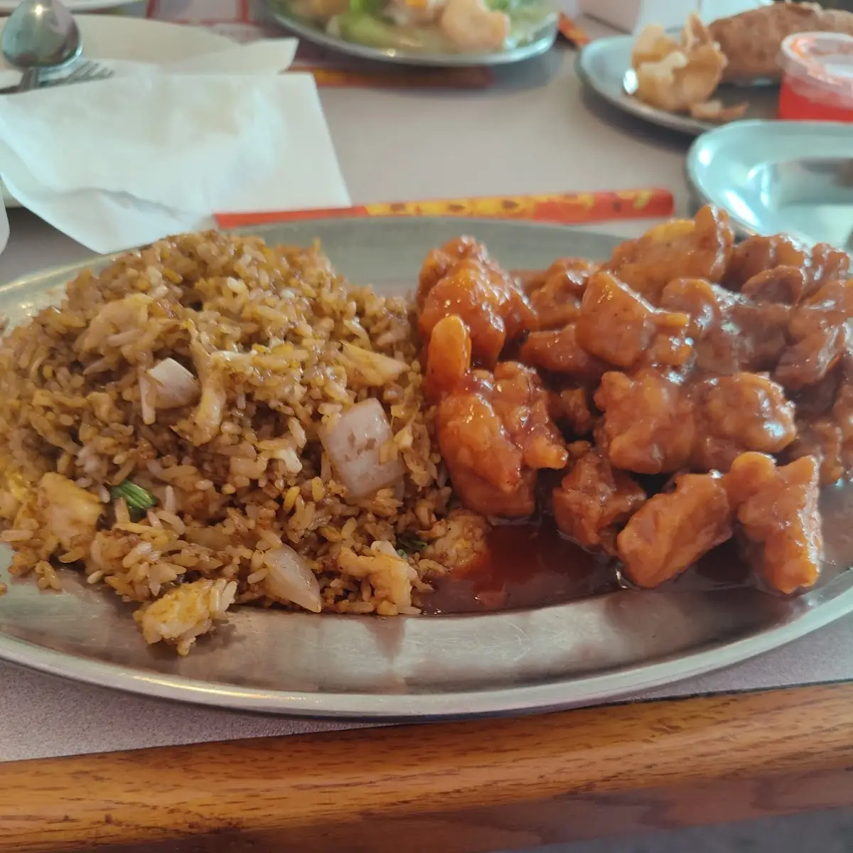 General TSO's Chicken & Chicken Fried Rice
