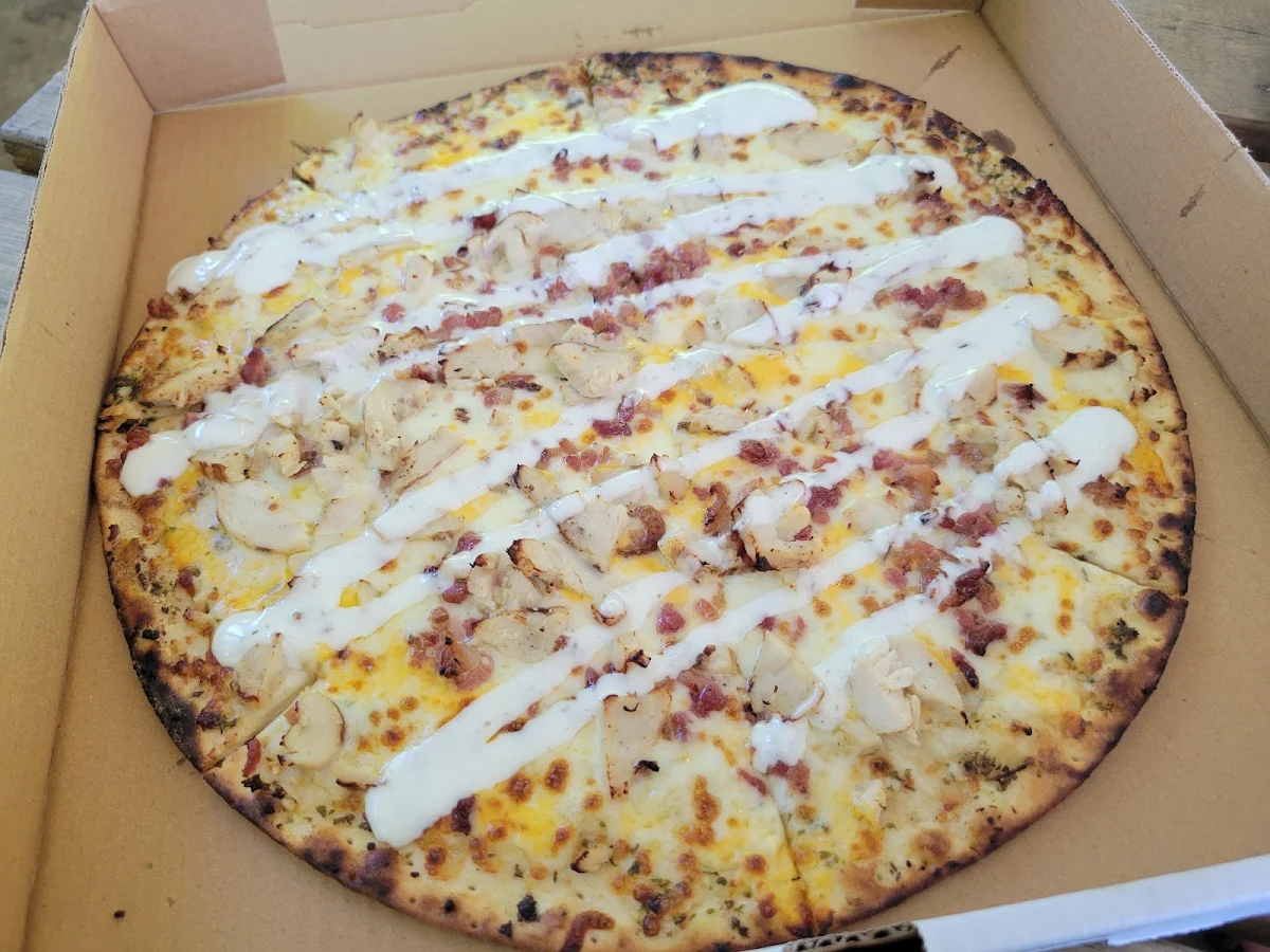 Chicken Bacon Ranch Pizza