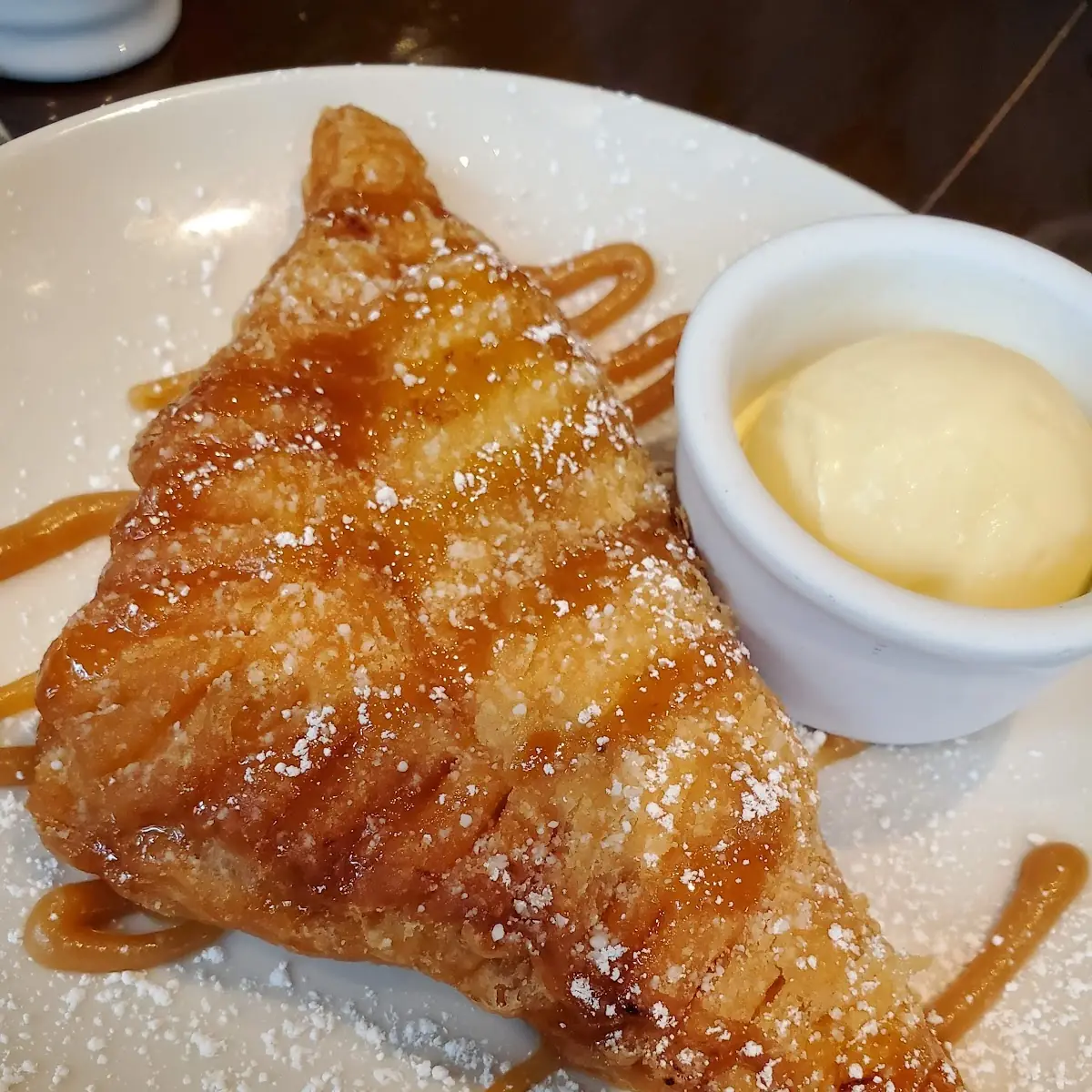 Fried Apple Pie a La Mode