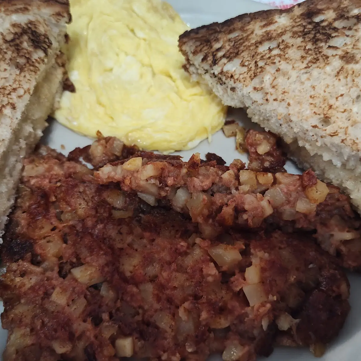 Two Eggs Corned Beef Hash & Toast
