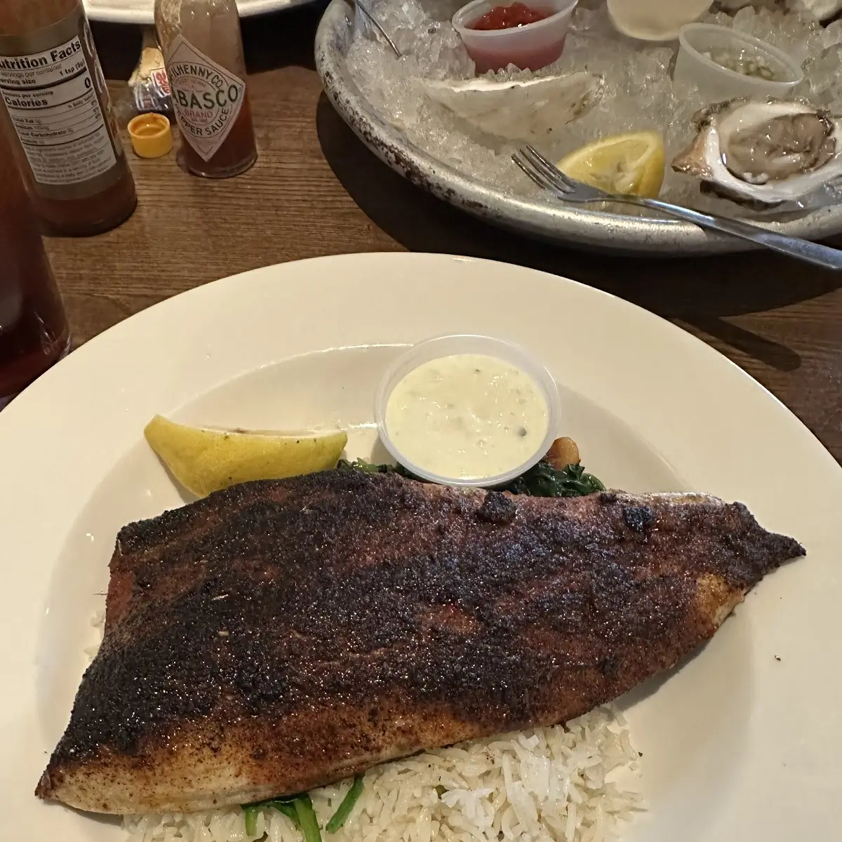 Blackened Rainbow Trout