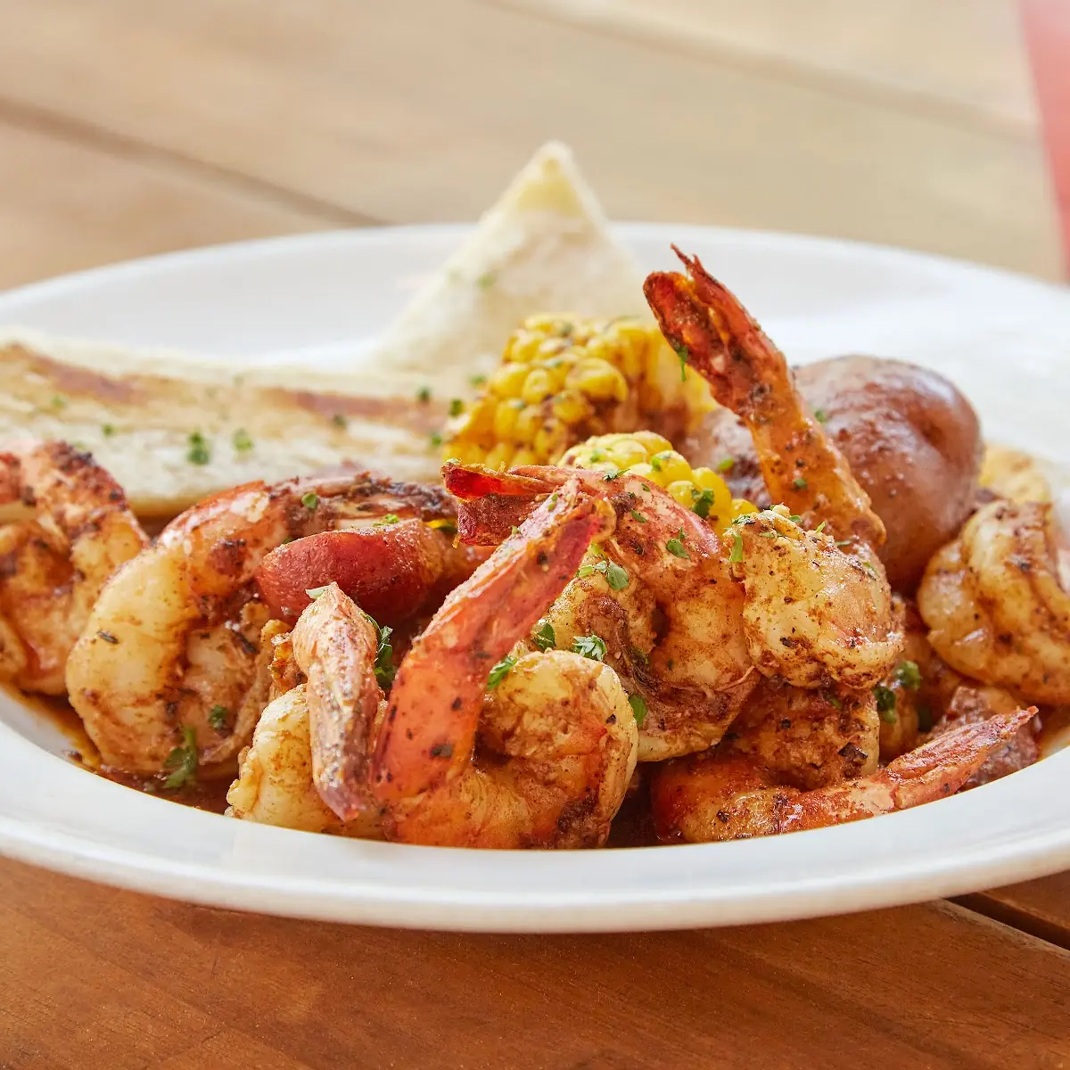 Grilled Texas Redfish & Shrimp