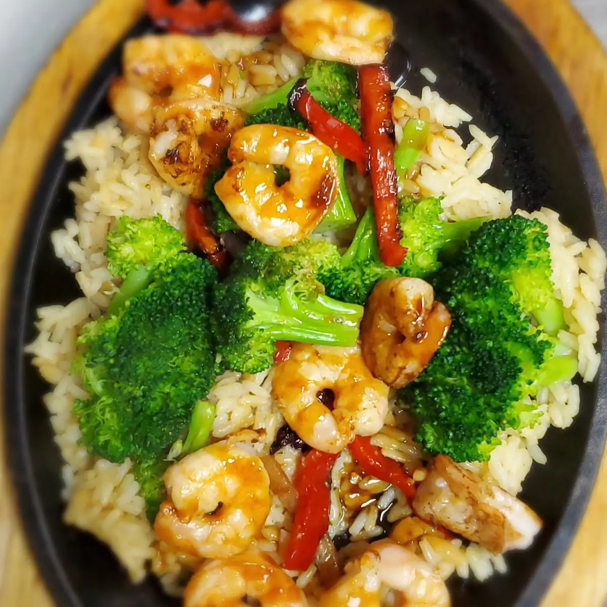 Hibachi Grilled Shrimp Skillet