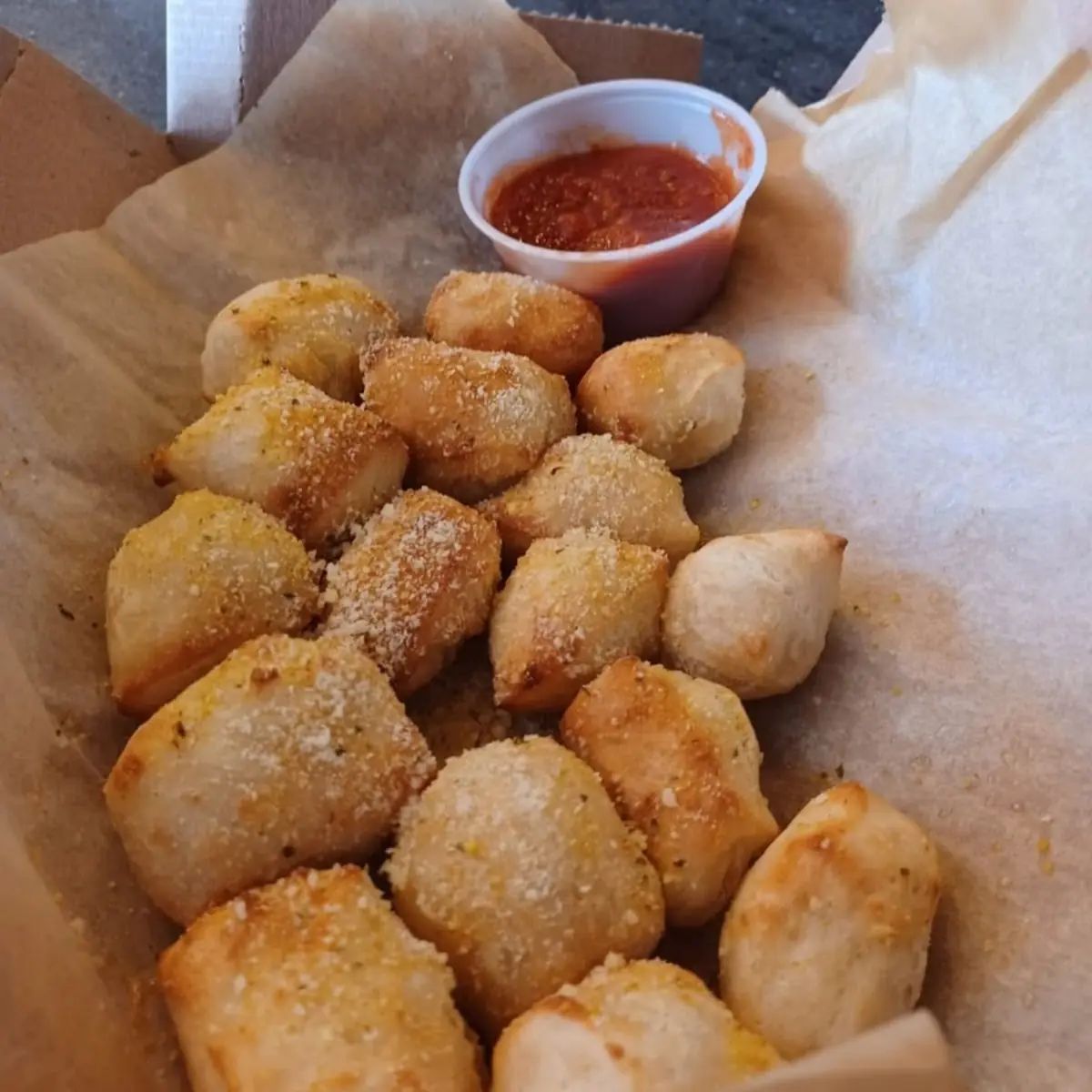 Parmesan Bread Bites