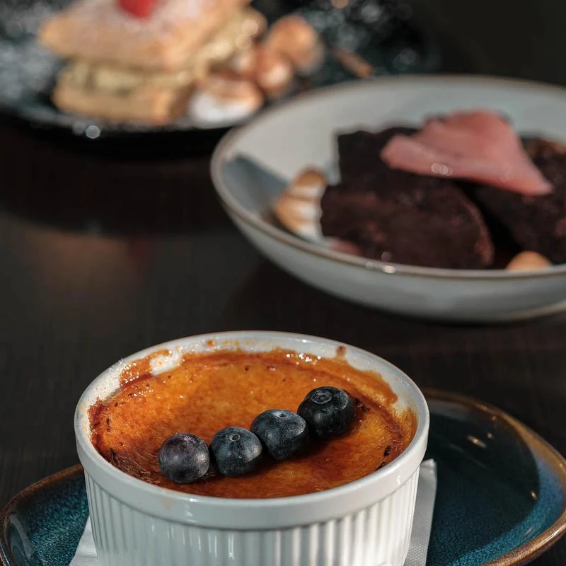 Creme Brulee, St. Martha's Brasserie d'Orléans