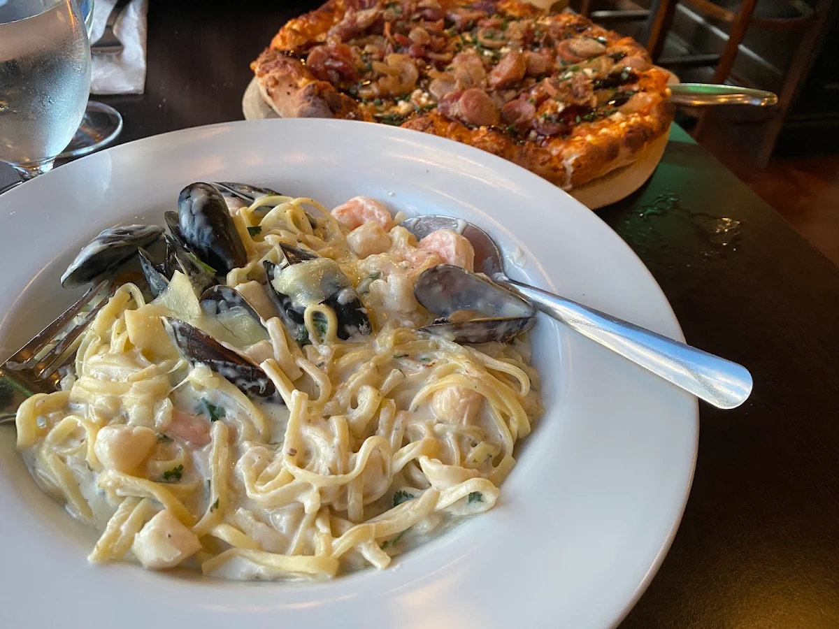 Seafood Linguini, St. Martha's Brasserie d'Orléans