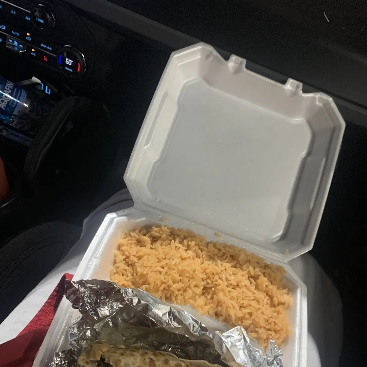One Beef Burrito and One Taco