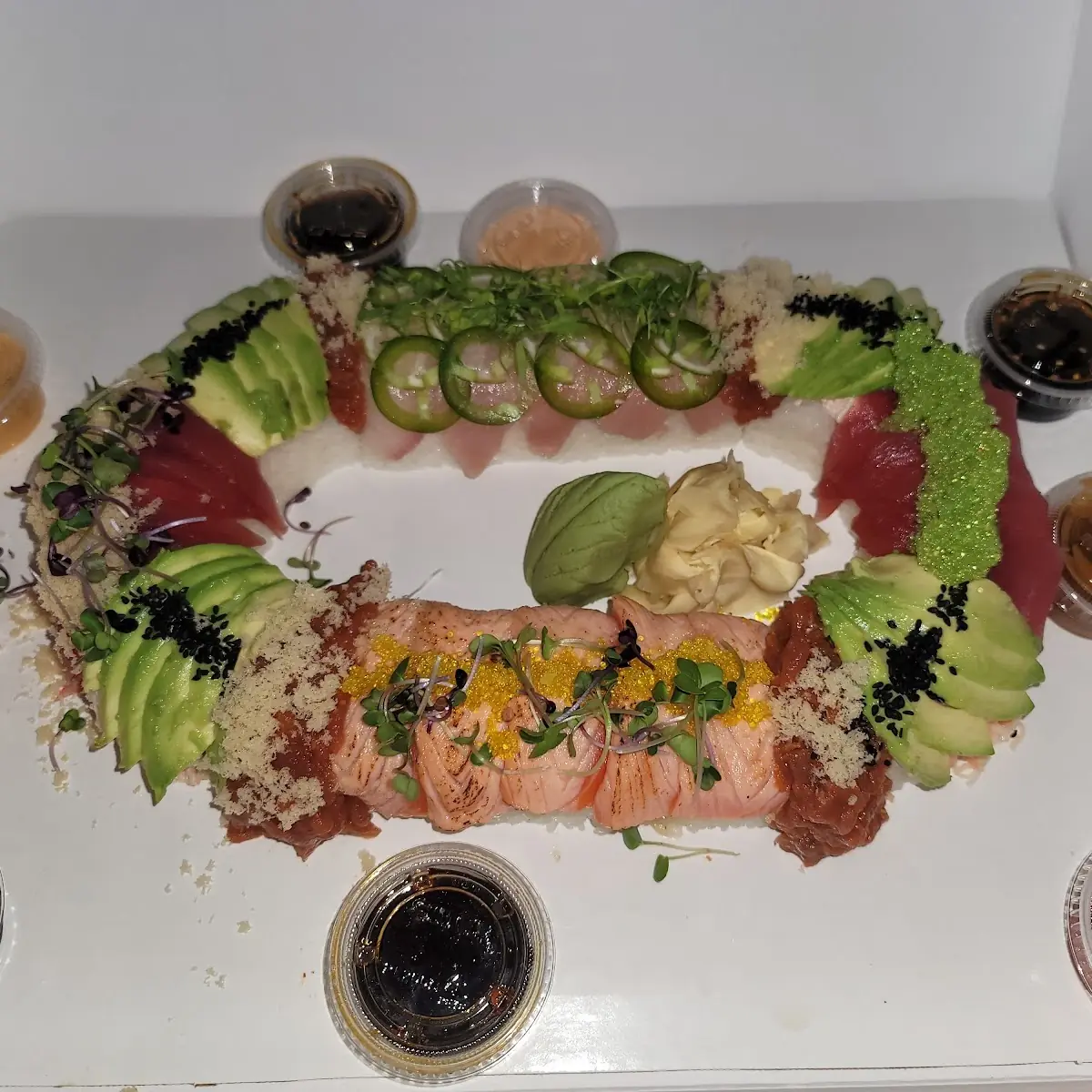 Sushi King Cake