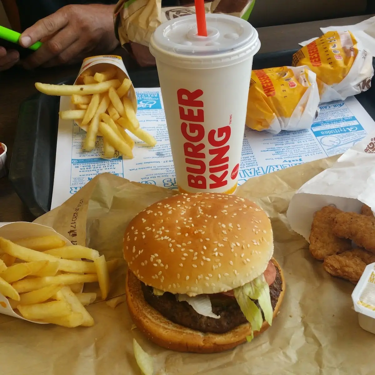Cheeseburger King Jr Meal