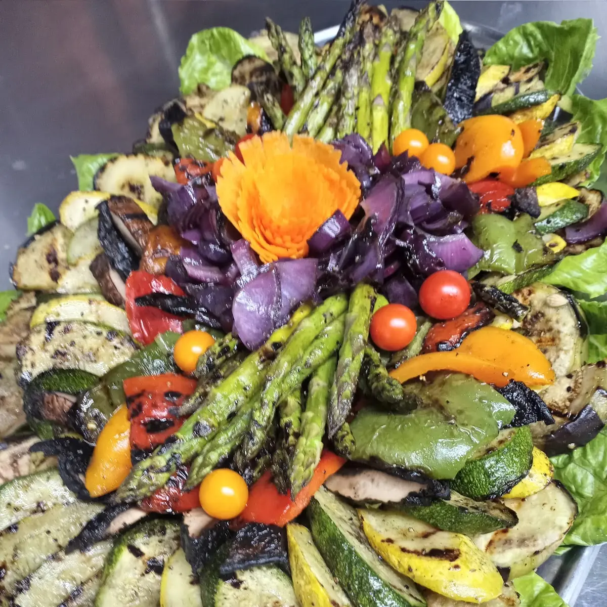 Grilled Vegetables w Balsamic Glaze