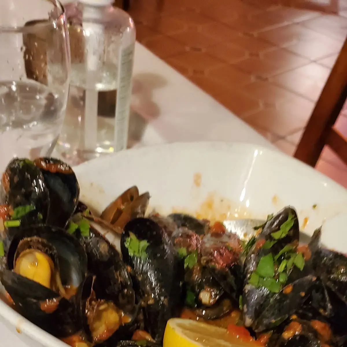 Mussels in Marinara Sauce