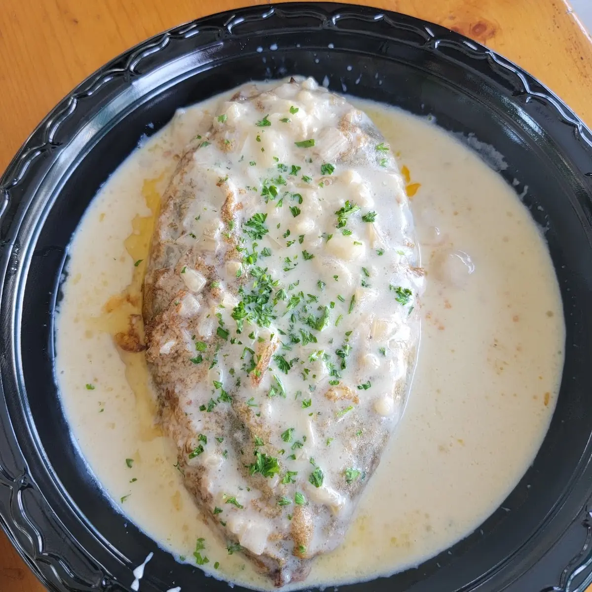 Chile Relleno with Crema
