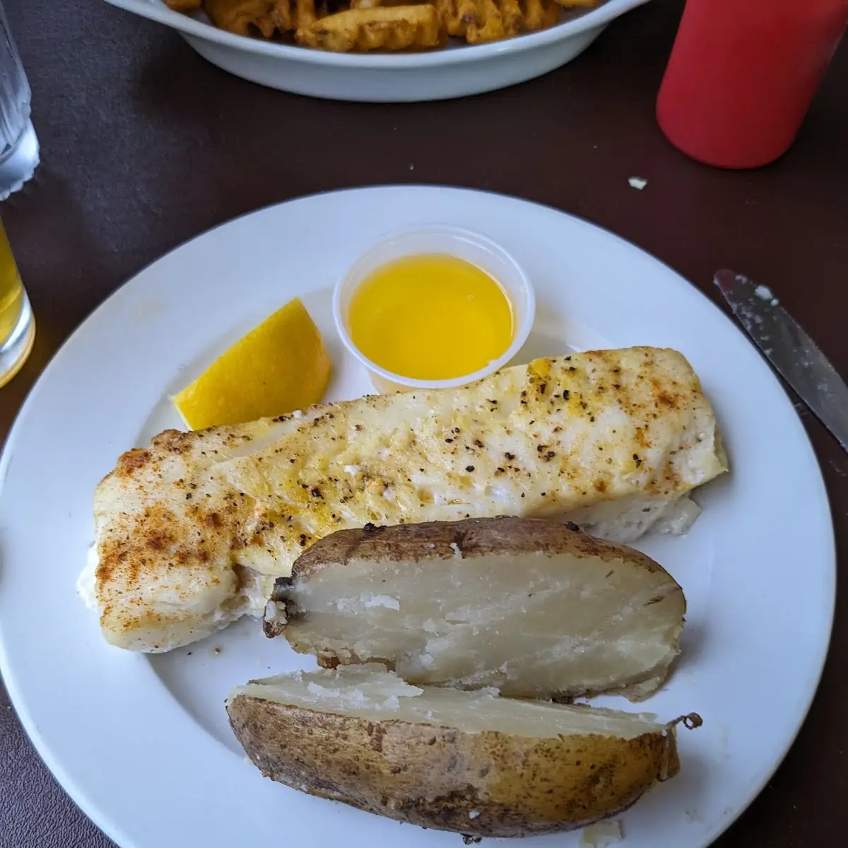Baked Cod Baked Potato