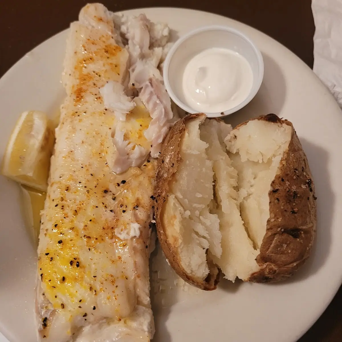 Baked Cod Dinner