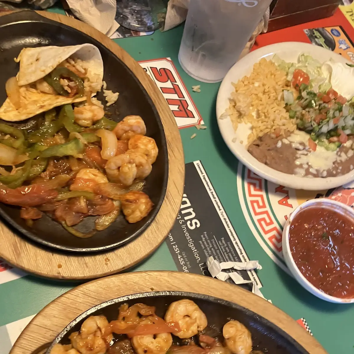 Shrimp and Steak Fajitas