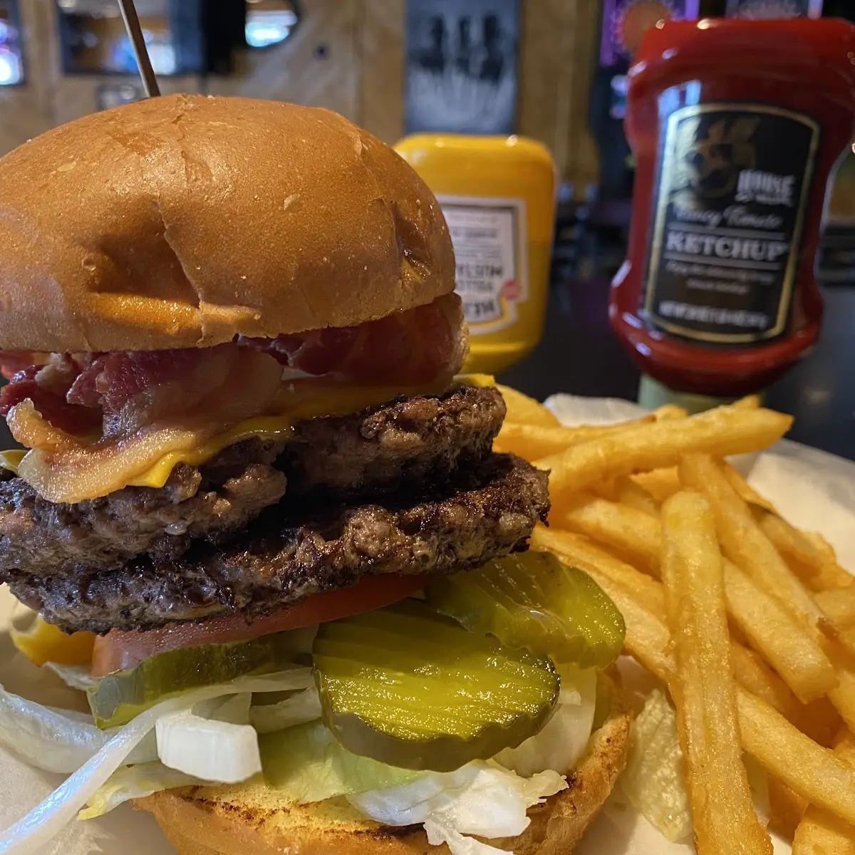 Double Bacon Cheeseburger Deluxe
