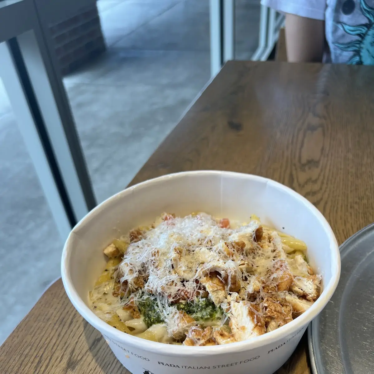 Pesto Penne Pasta with Crispy Chicken