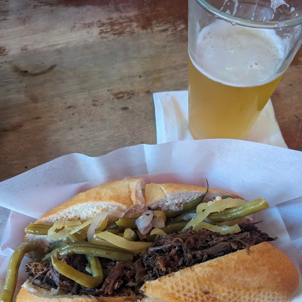 Braised Beef PO Boy