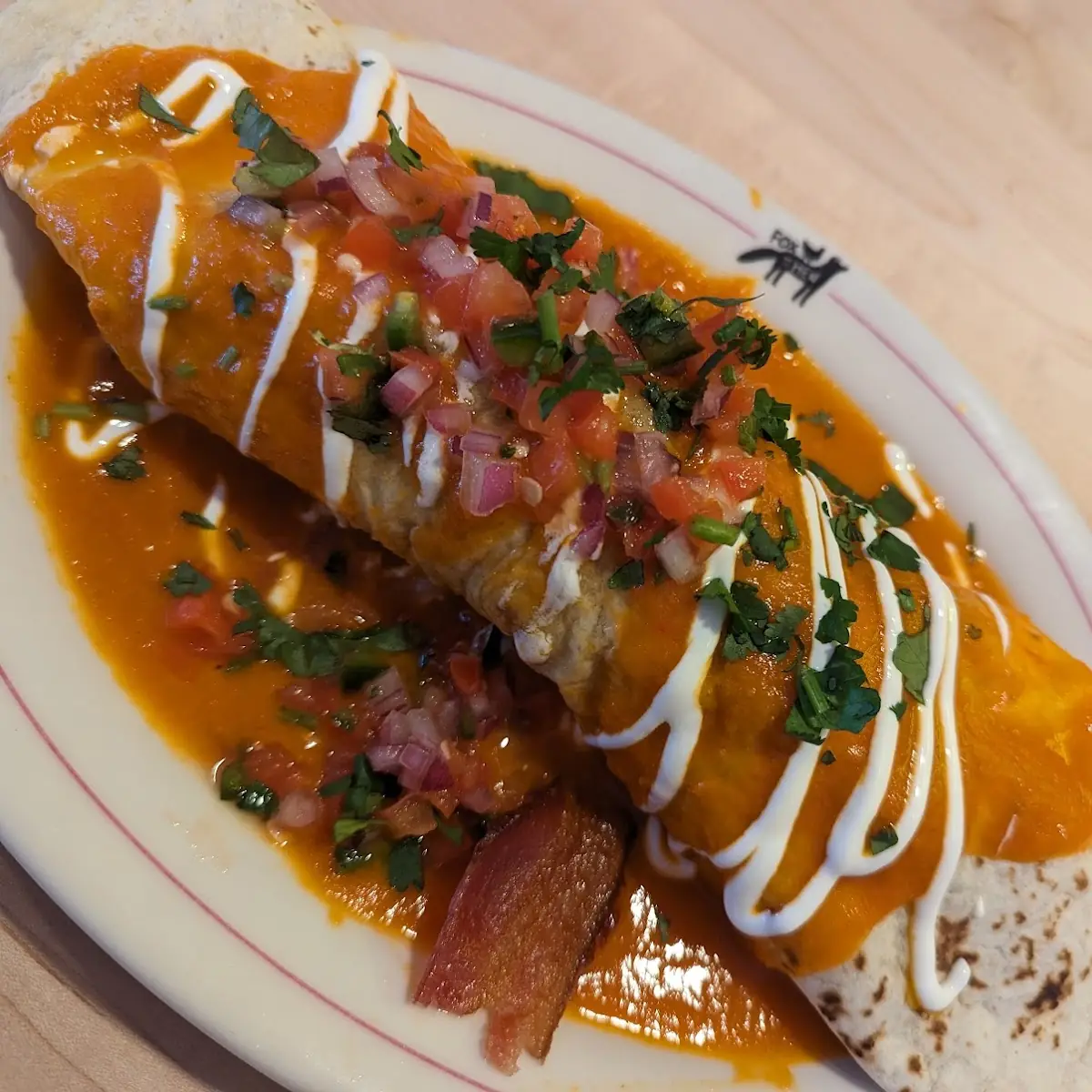 Wet Burrito with Salsa Fresca