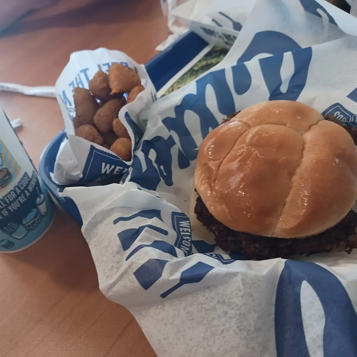 Mushroom Swiss Burger Combo