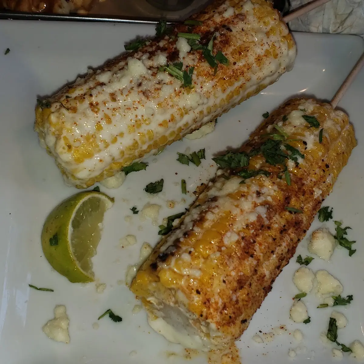 Roasted Street Corn