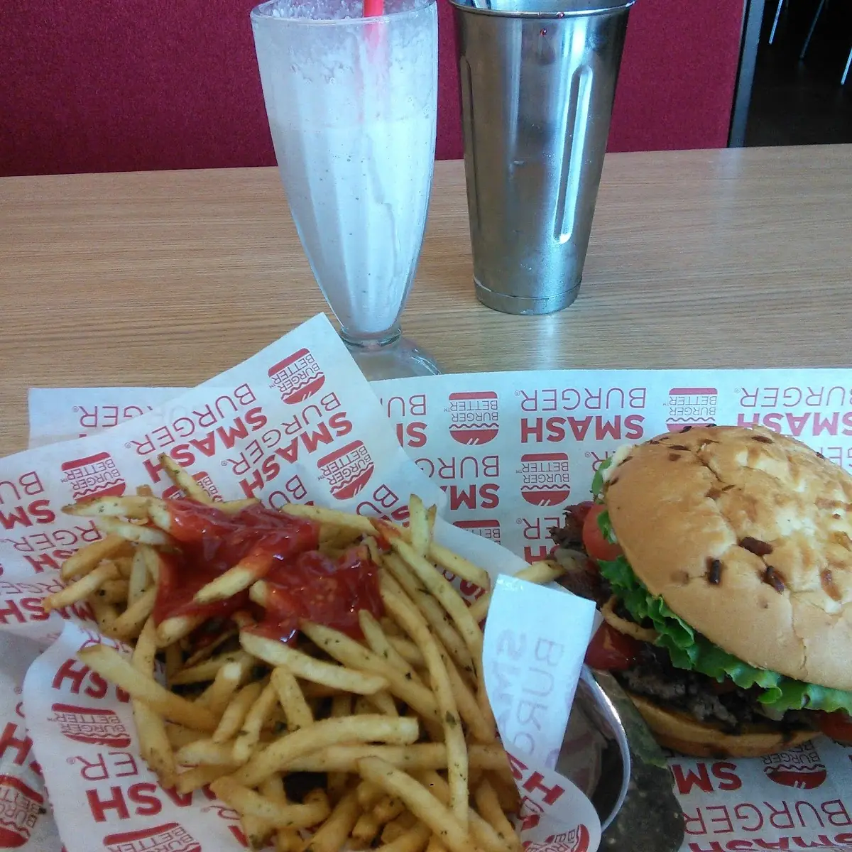 Burger and Fries