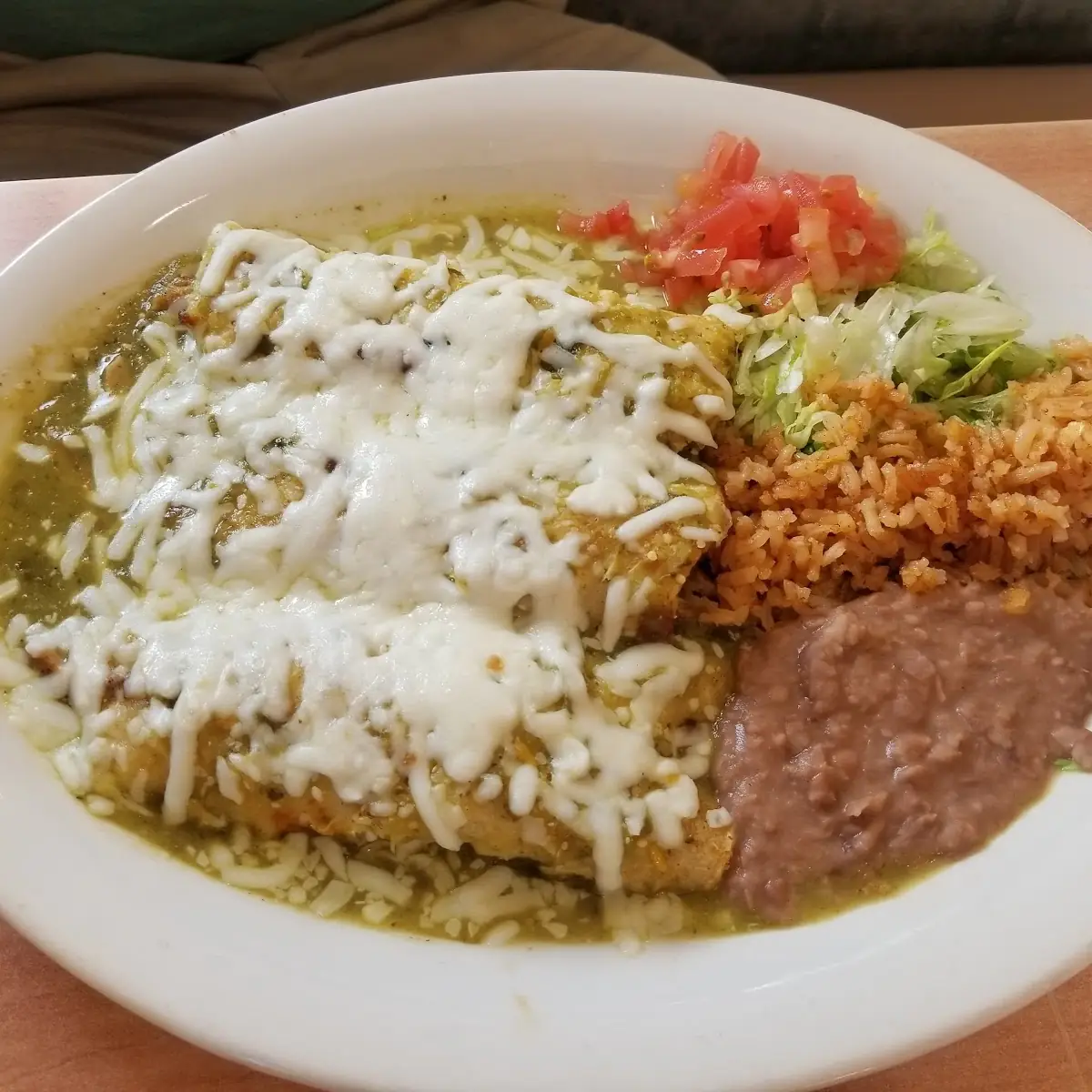 Enchiladas Verdes De Pollo