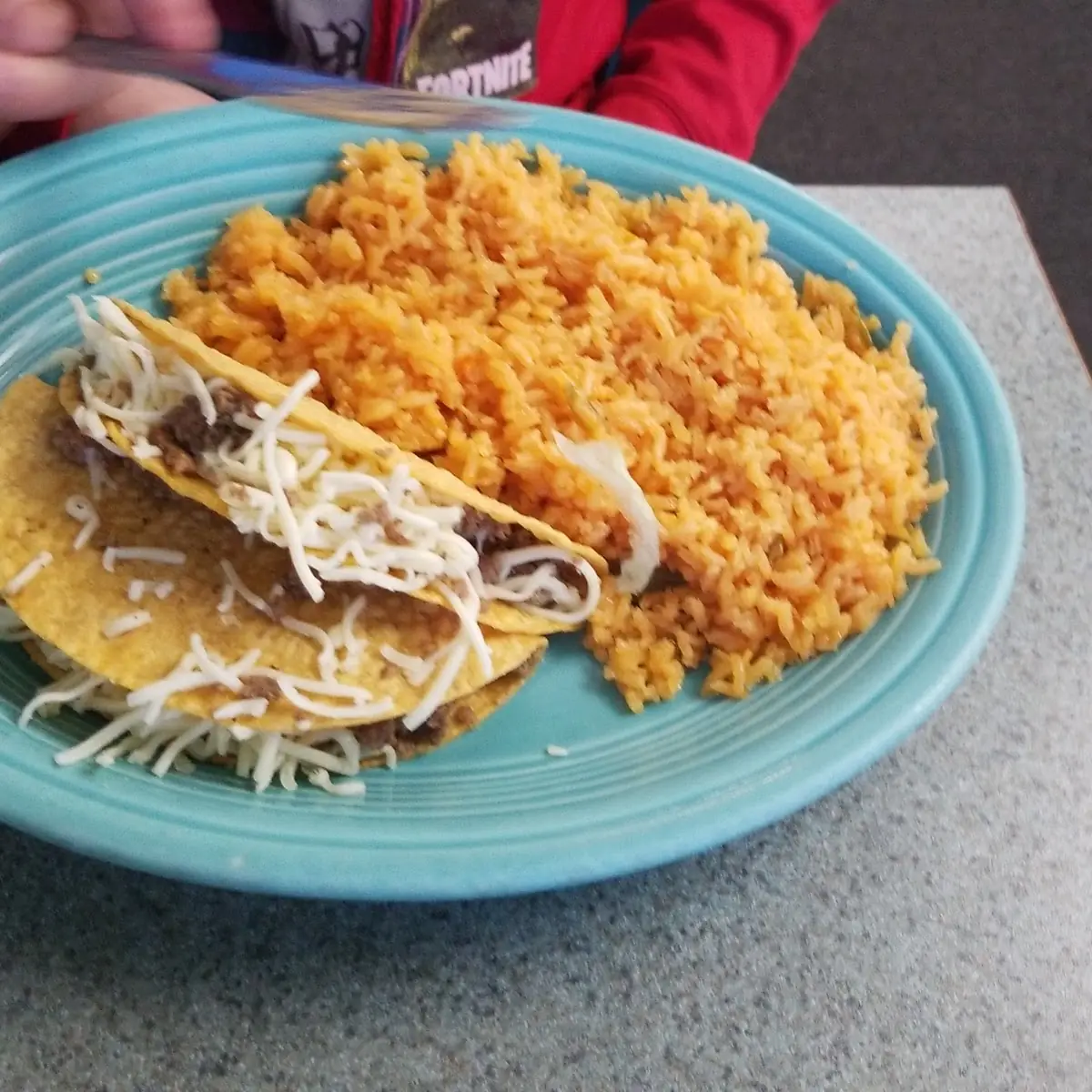 Beef Taco w Rice