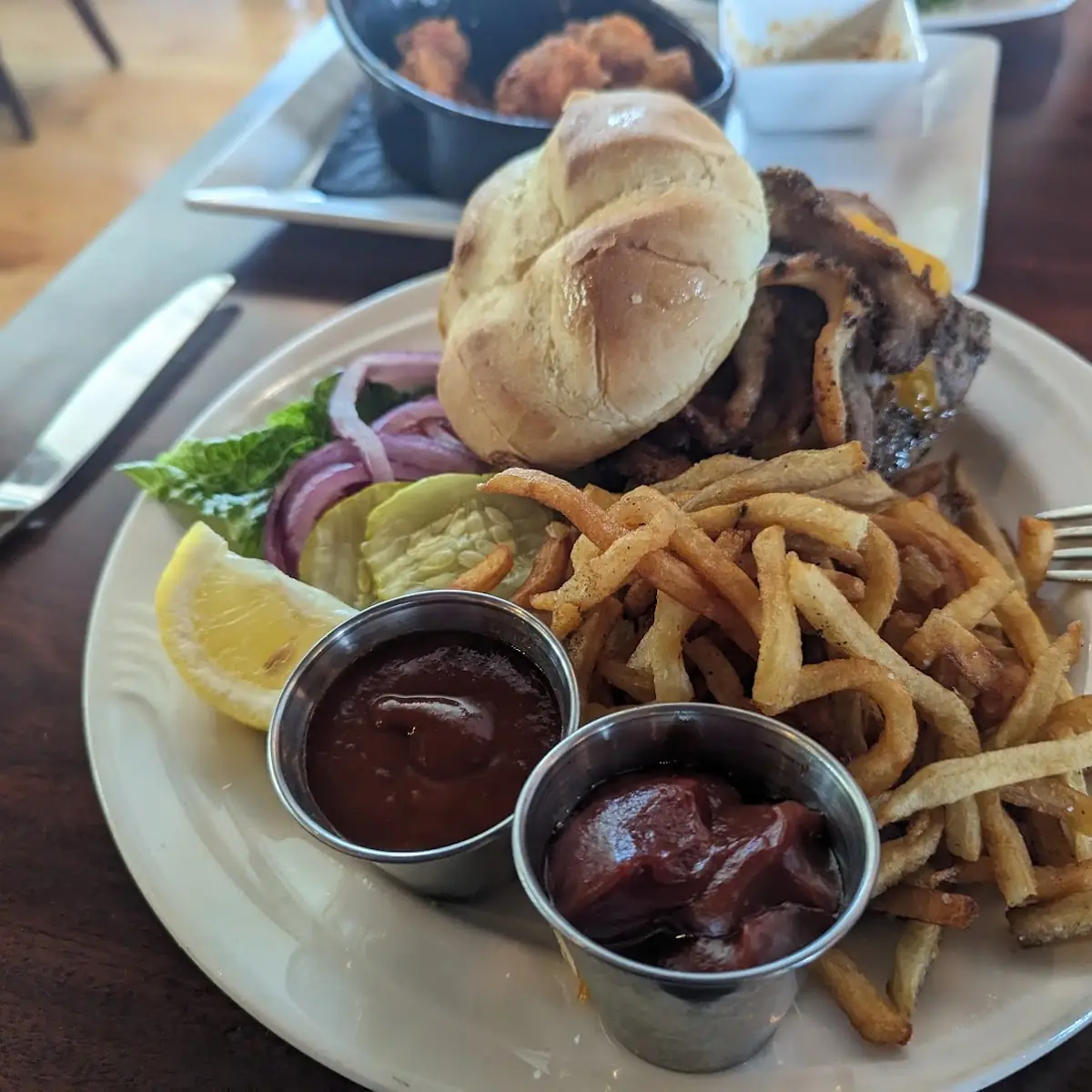 Burger with Fries