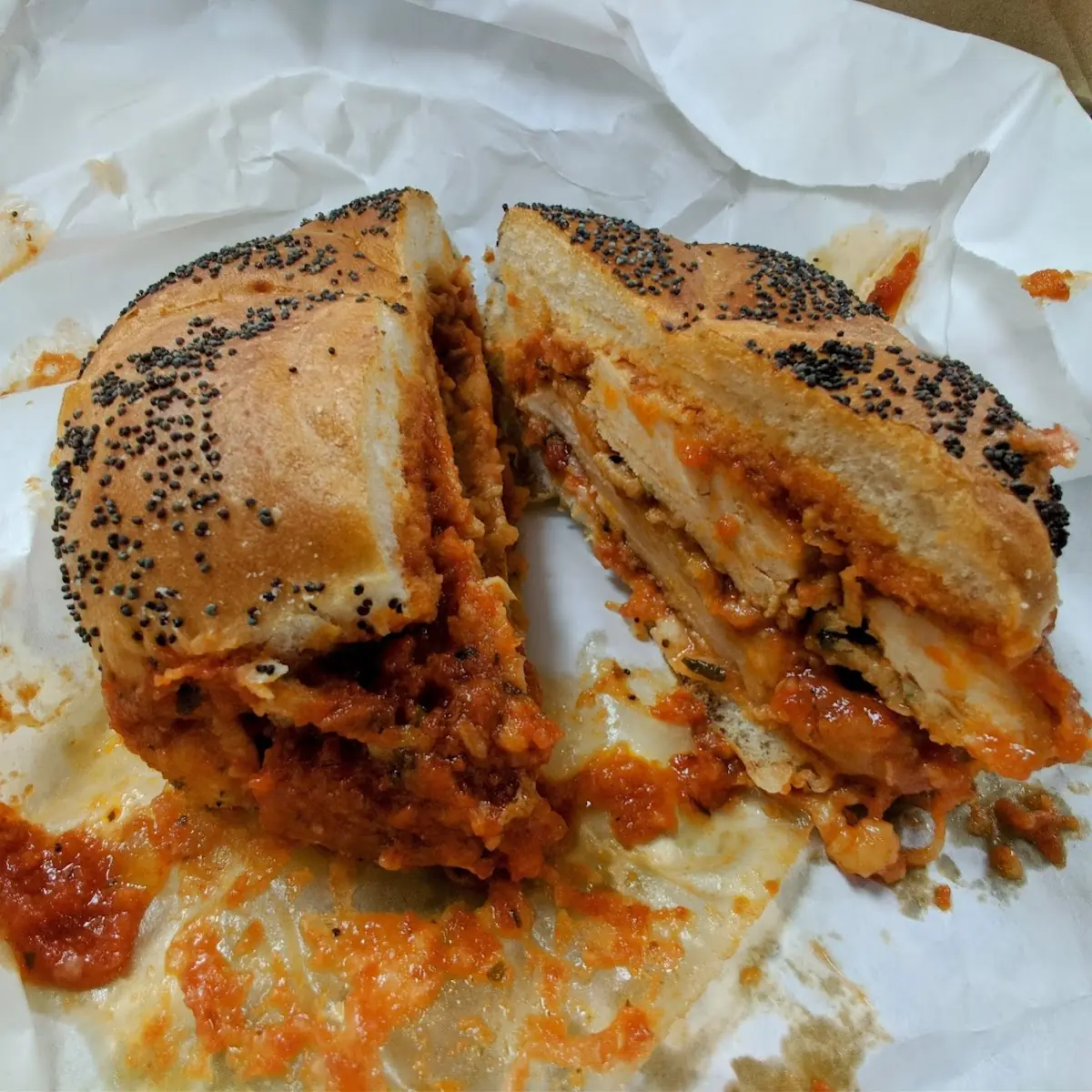 Chicken Parmesan Roll