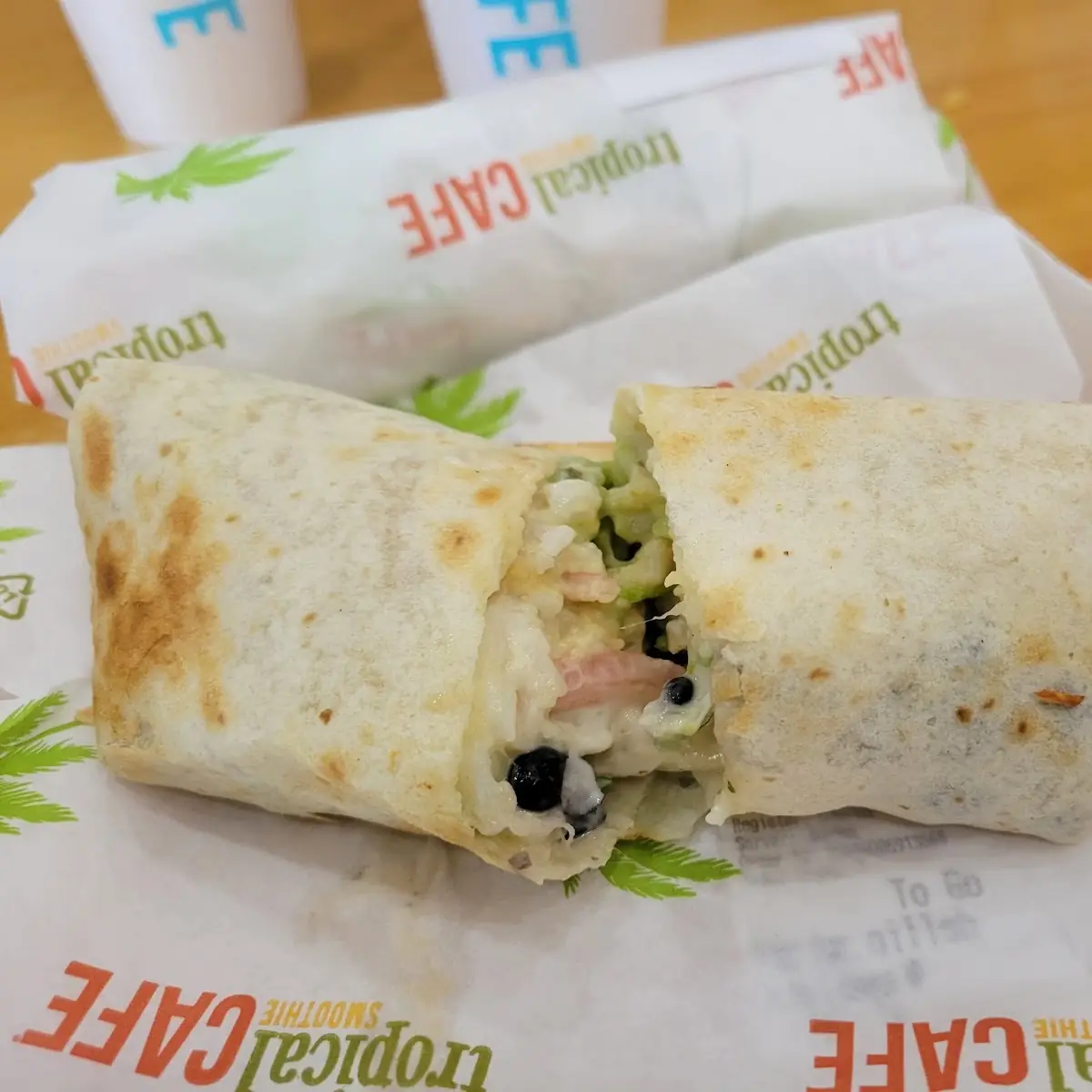 Hummus Veggie Wrap