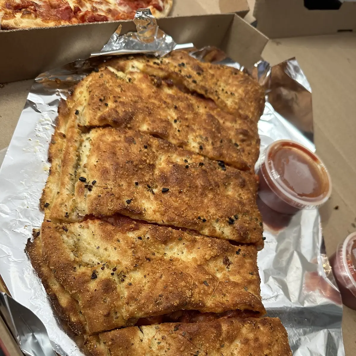 Meat Lovers Stromboli Large
