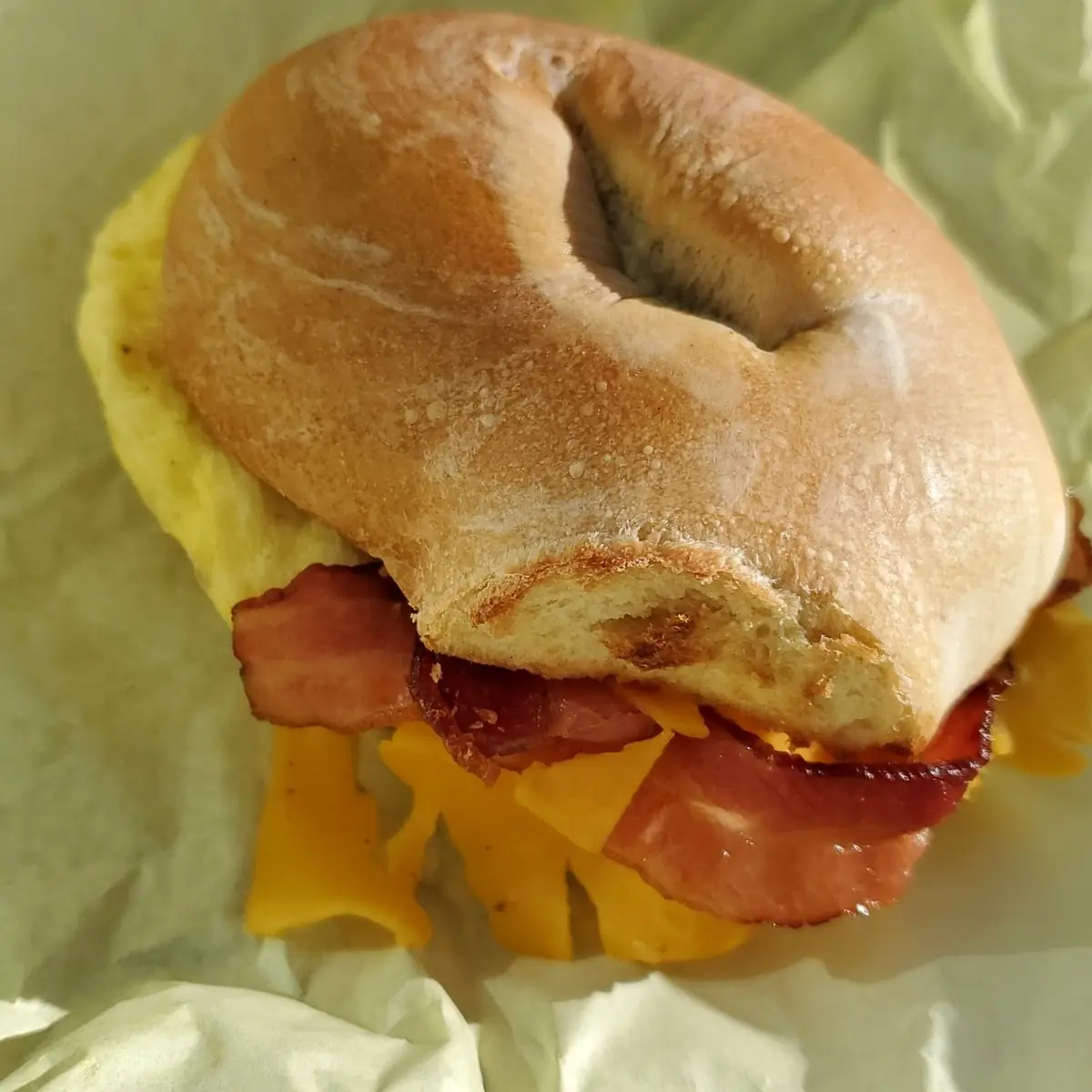 Bacon Egg and Cheese Bagel