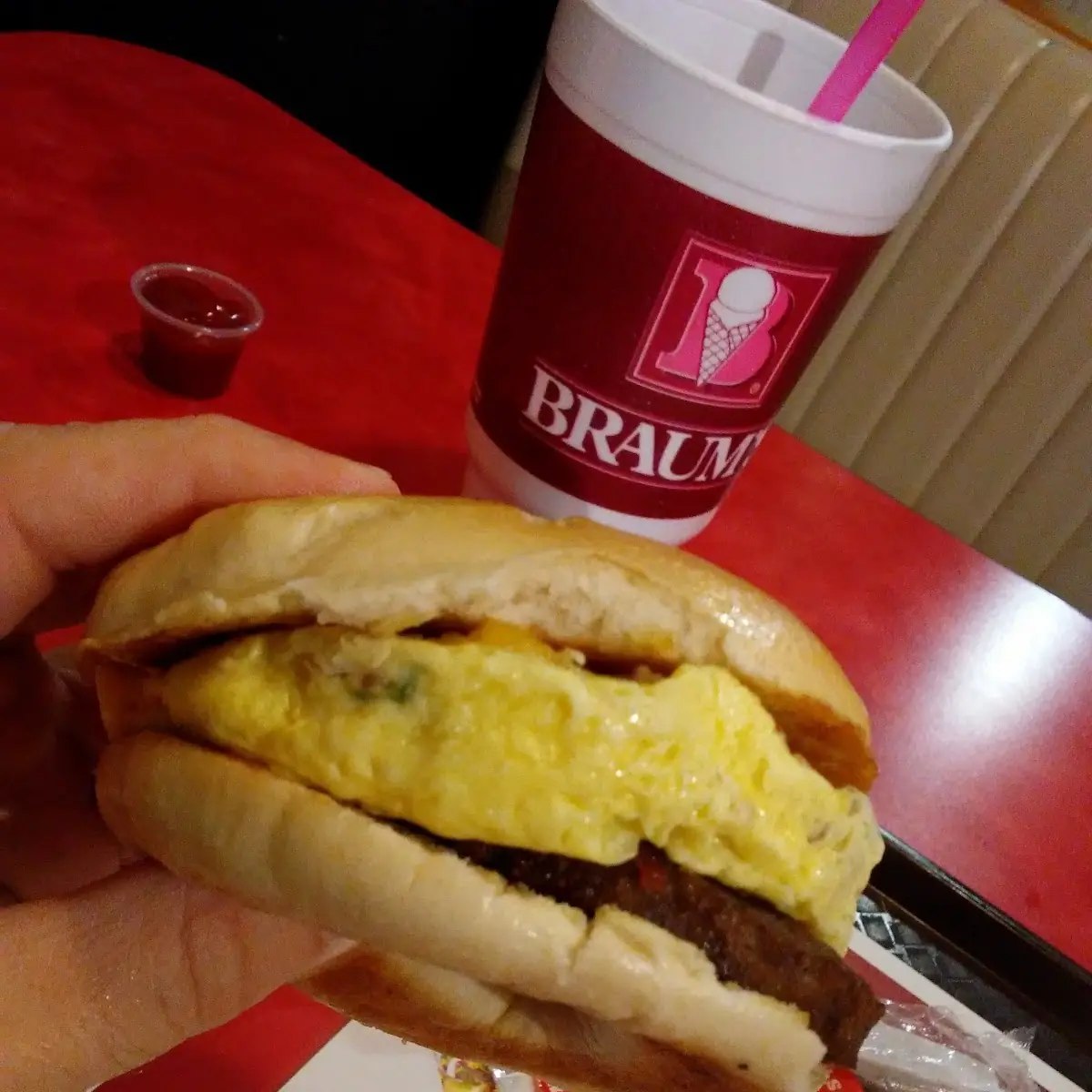 Omelette Burger