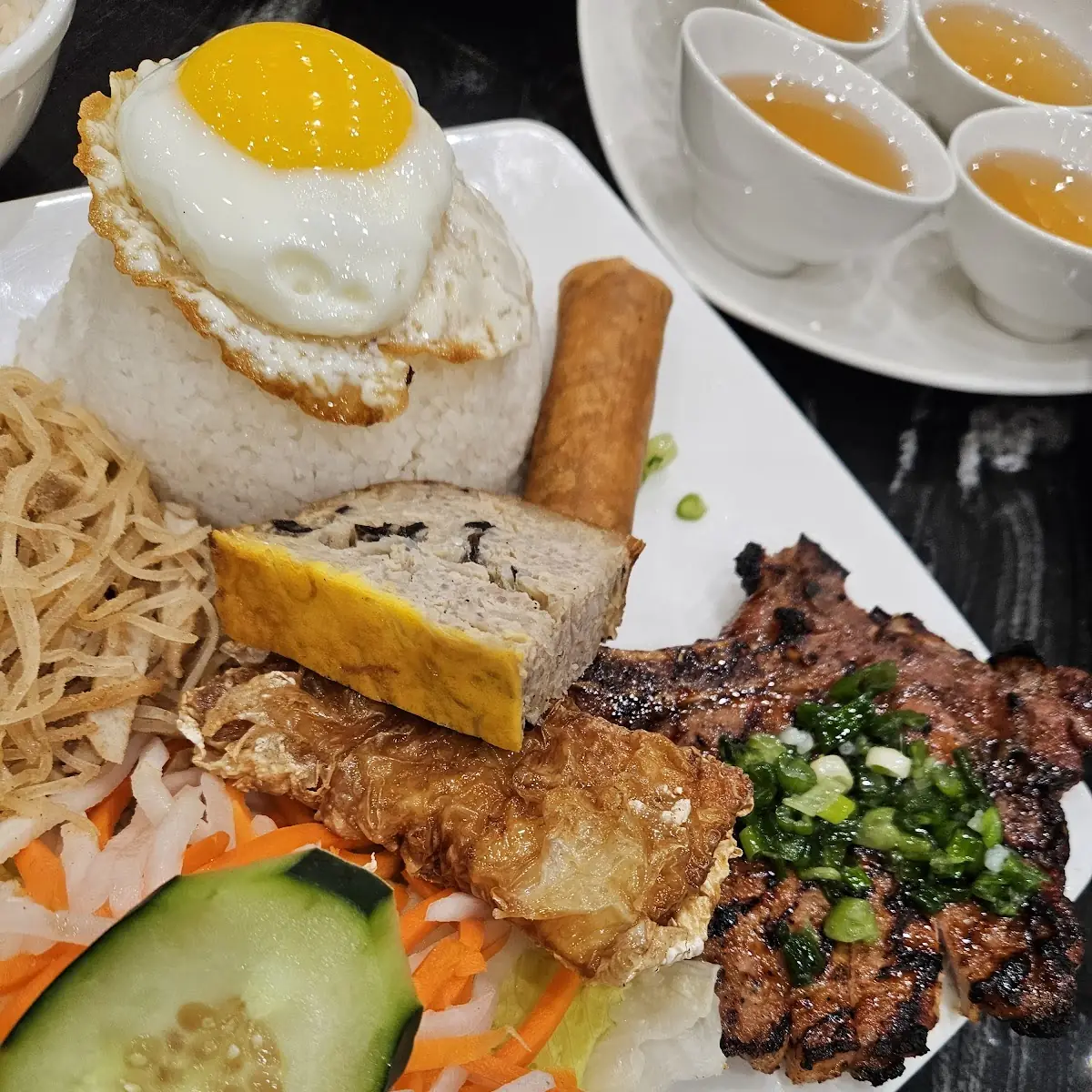 Grilled Pork with Steamed Rice
