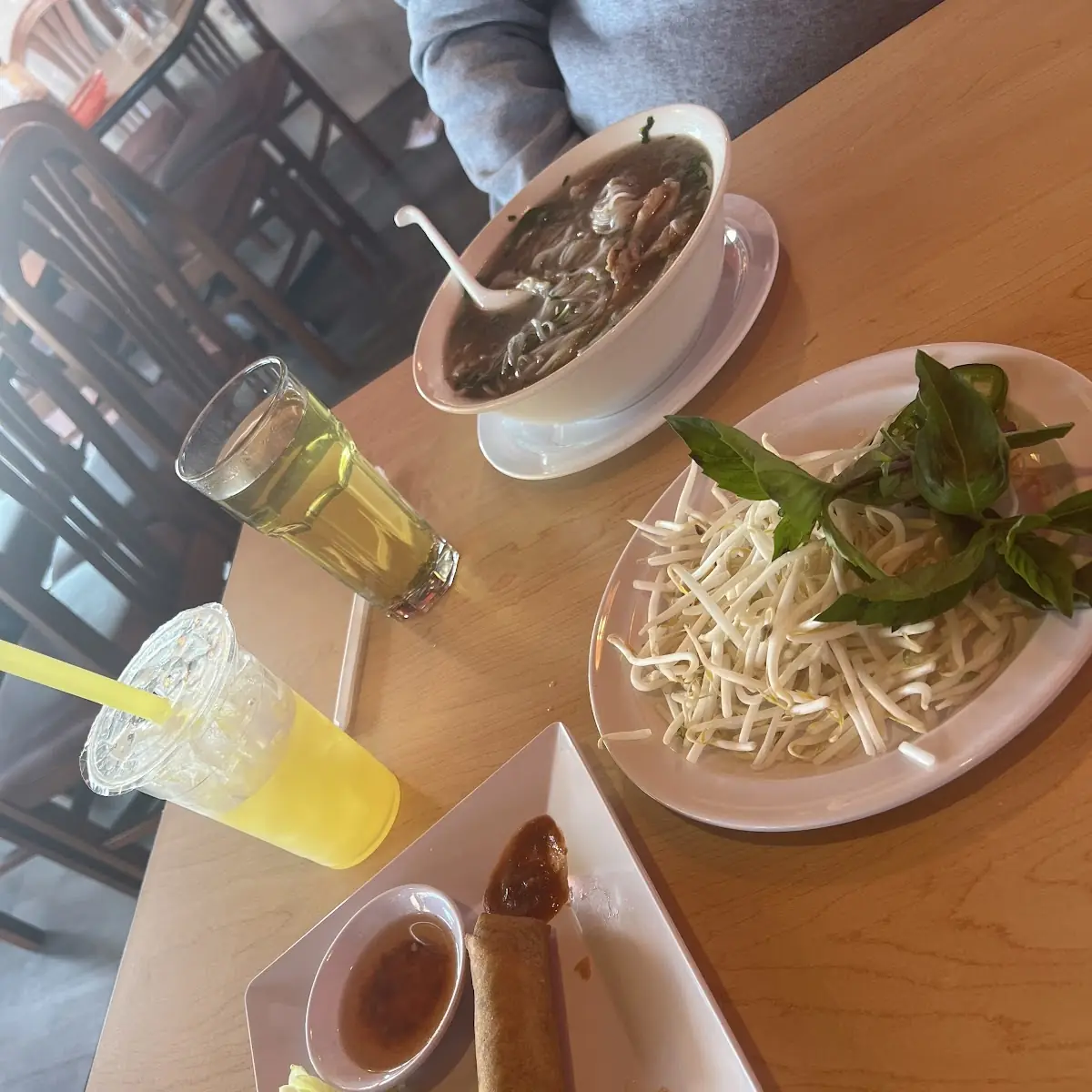 Spring Rolls Chicken Soup