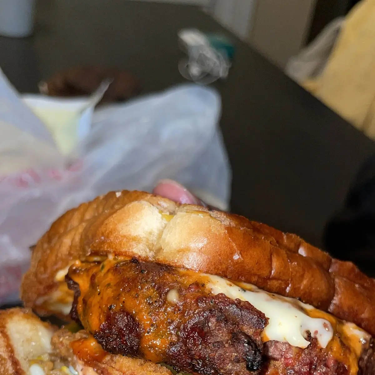 Grilled Cheese Stack Burger