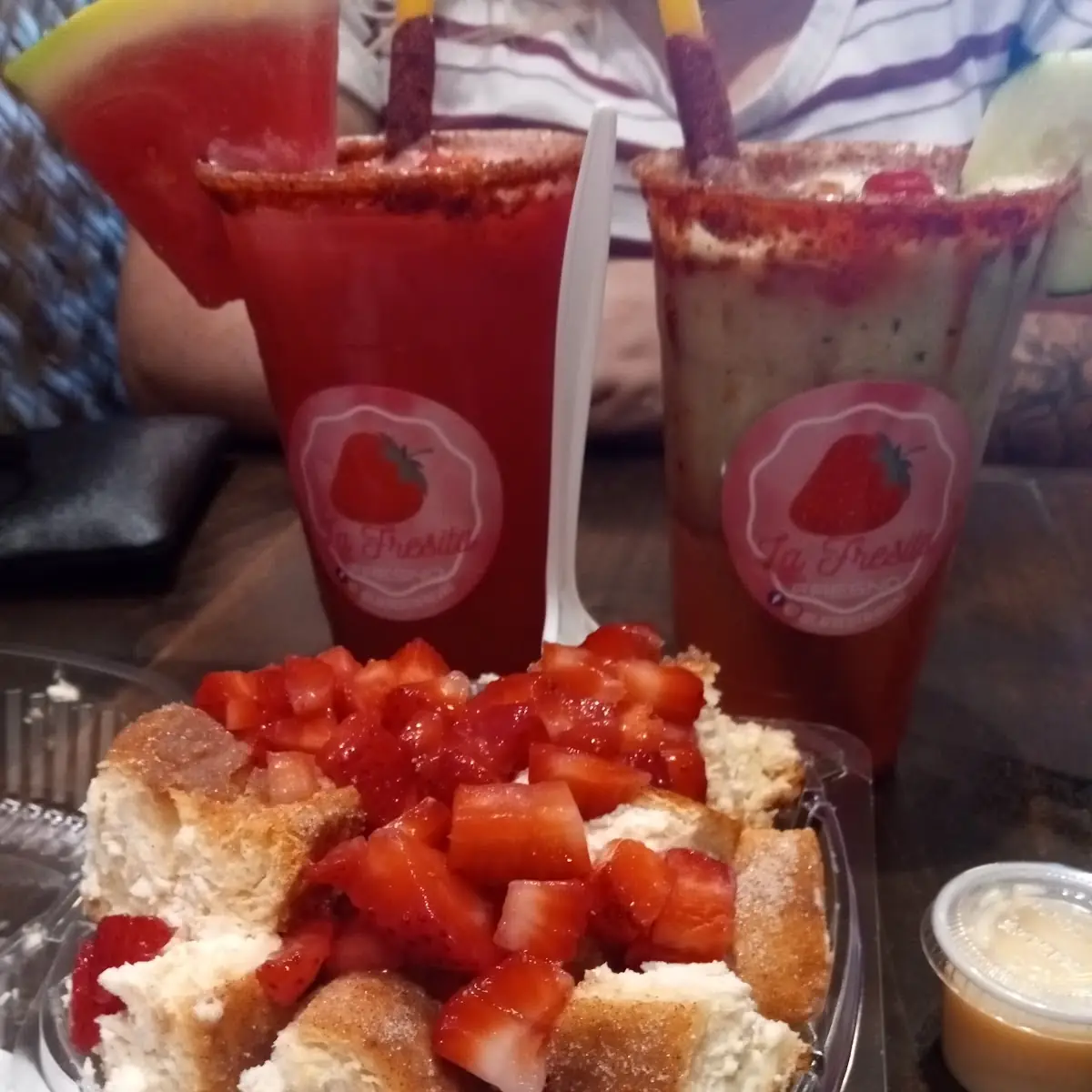 Strawberry Churro Cheesecake