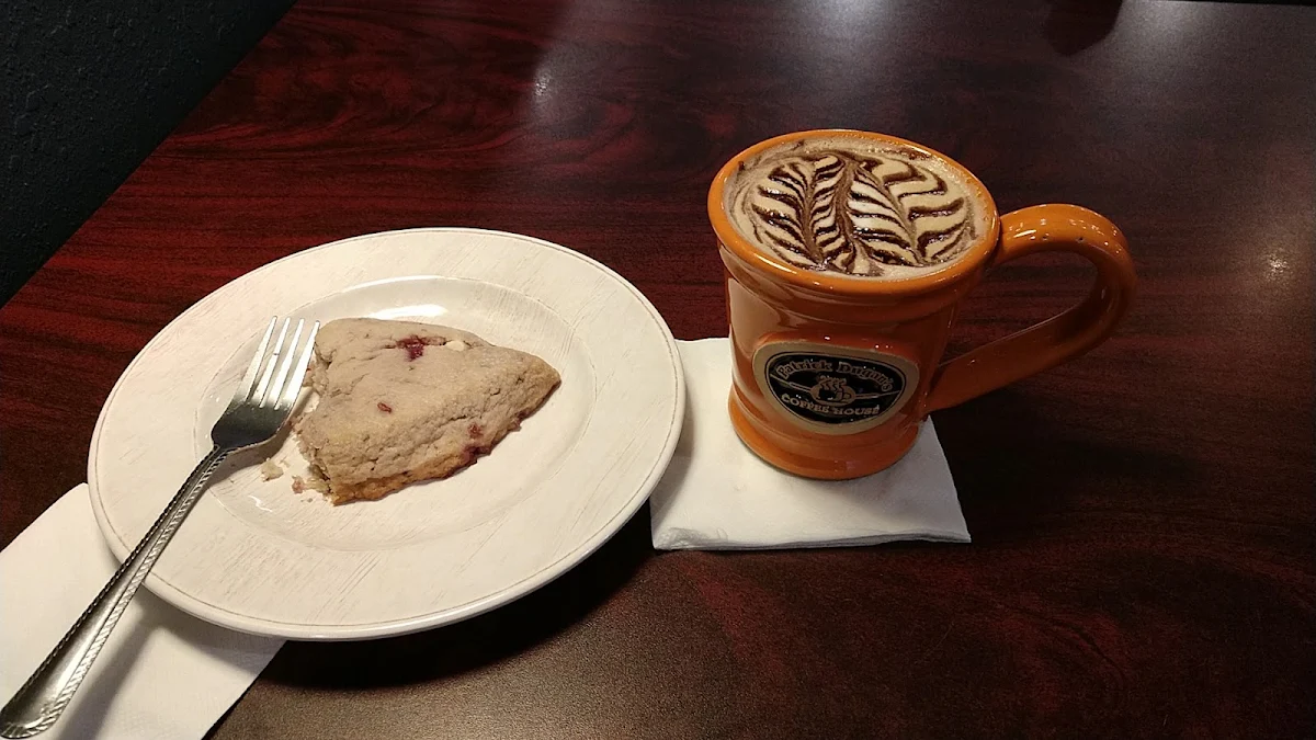 White Chocolate Raspberry Scone