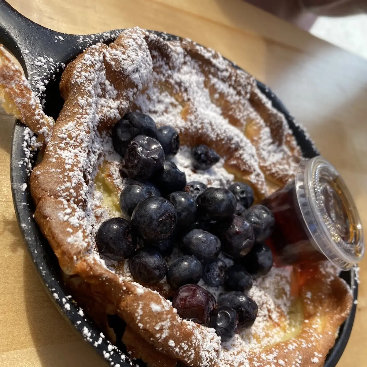 Lemon Blueberry Dutch Baby