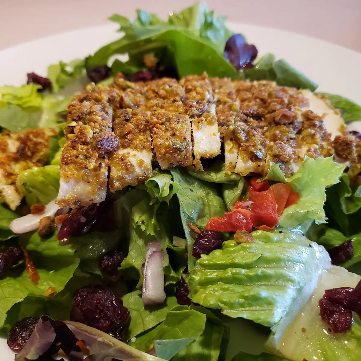 Pistachio Crusted Chicken Salad