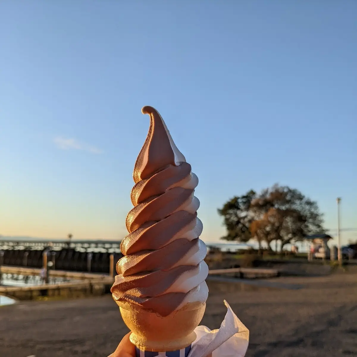 Soft Serve Ice Cream Cone