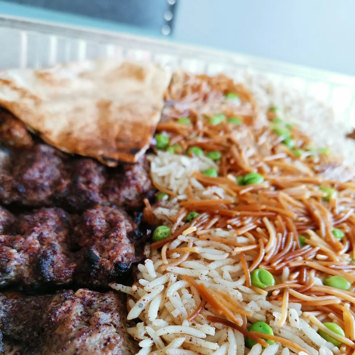 Rice and Kebab