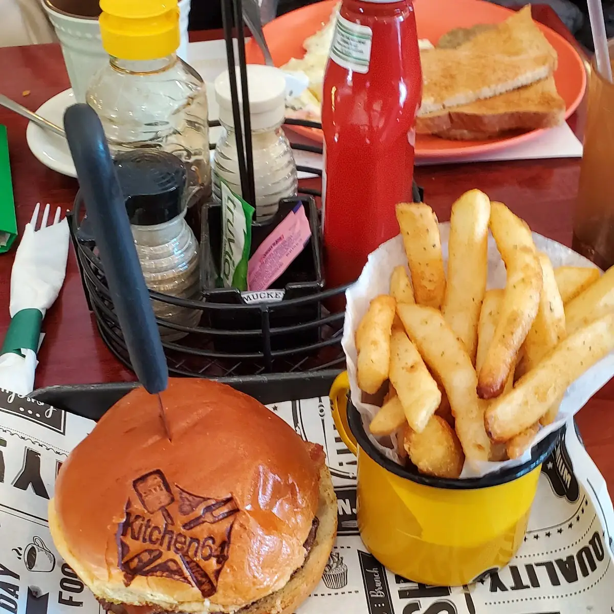 Bacon Cheeseburger Branded with Kitchen 64