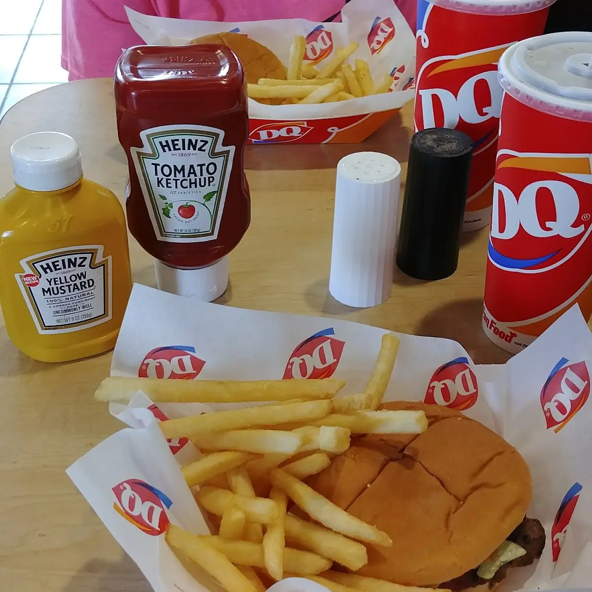 Burger and Fries